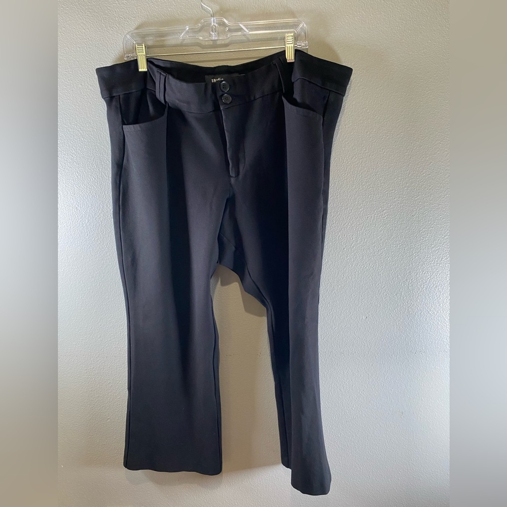 Studio Black Buttoned Trousers